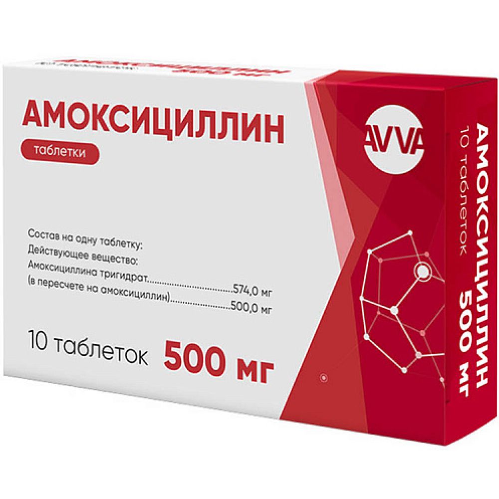 Амоксициллин 500 мг